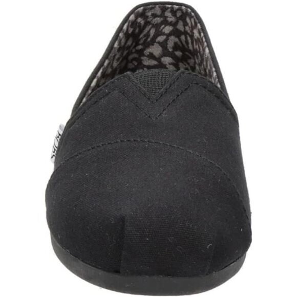 Black Ballet Flats | Memory Foam Footbed | Vegan & Charitable | Machine Washable - Picture 3 of 8